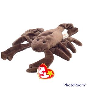 🍄 1997 TY “Stinger” Beanie Baby Lobster NWT